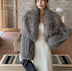 🔥2022 NEW HANDMADE RACCOON FUR COAT_ON SALE